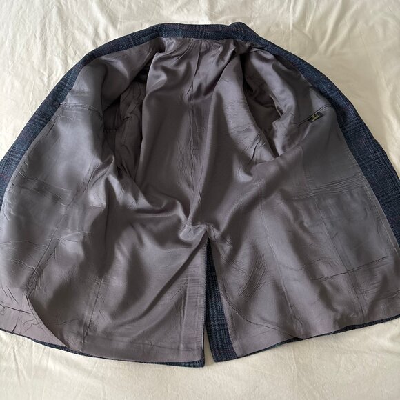 Tweed Sport Coat/Blazer in Multicolor Plaid - Made in Canada - Picture 4 of 10